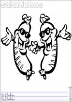 coloriage-saucisses-1